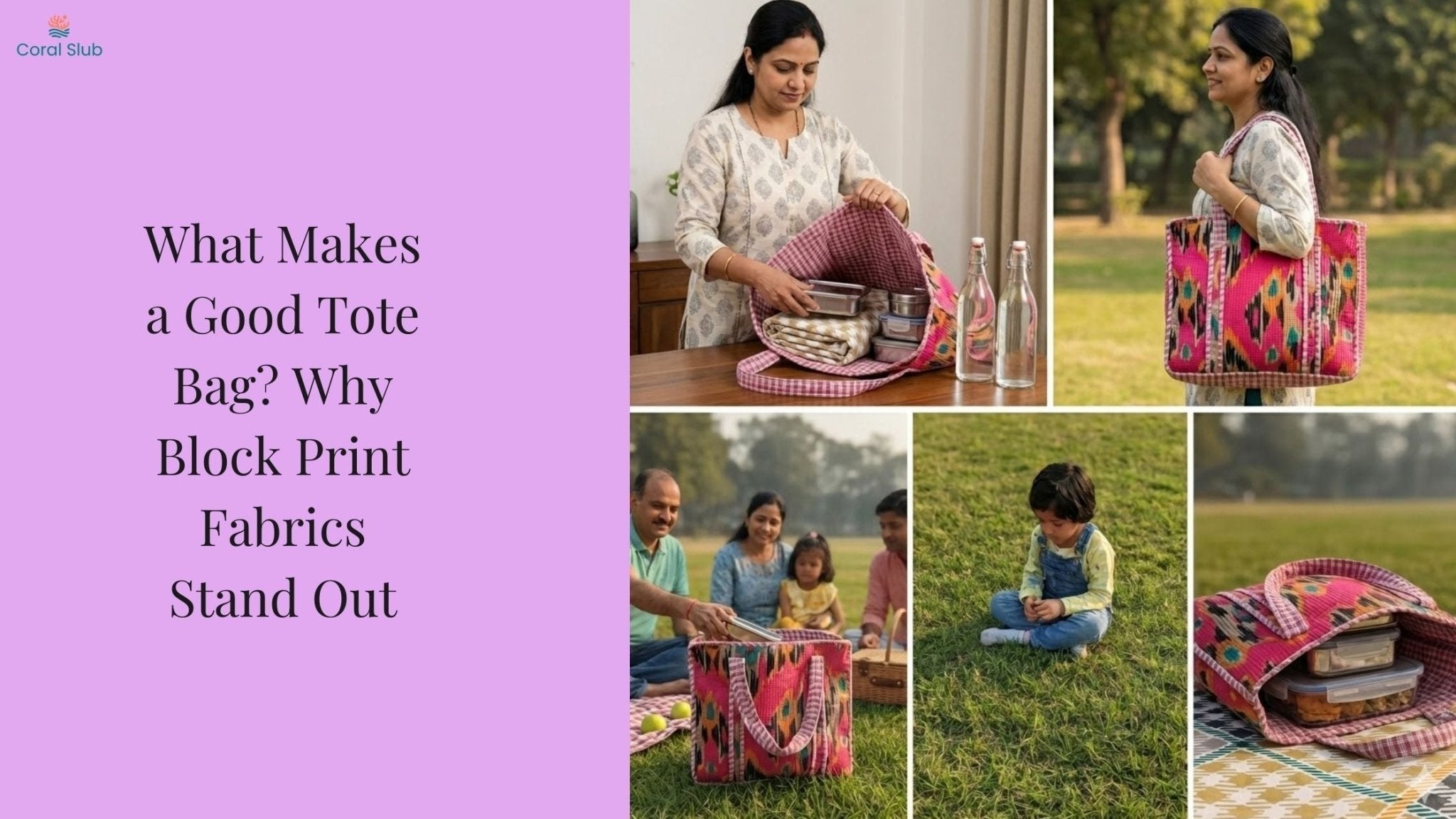 What Makes a Good Tote Bag? Why Block Print Fabrics Stand Out